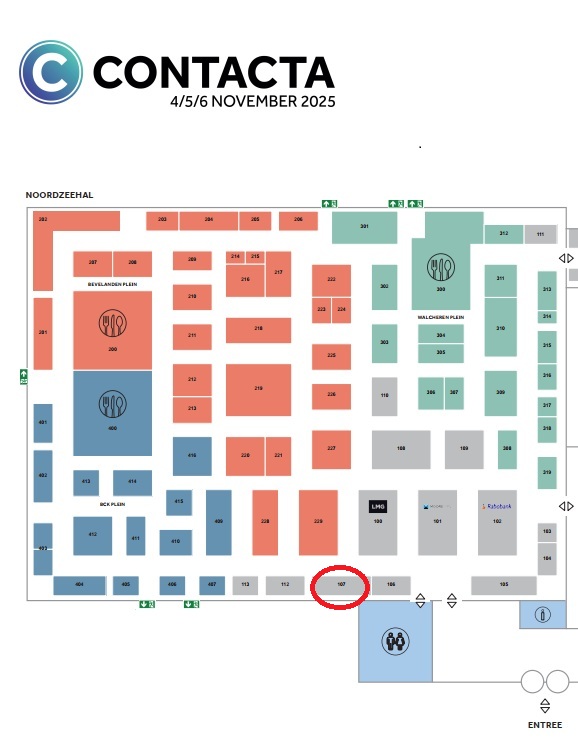 Plattegrond Contacta 2025